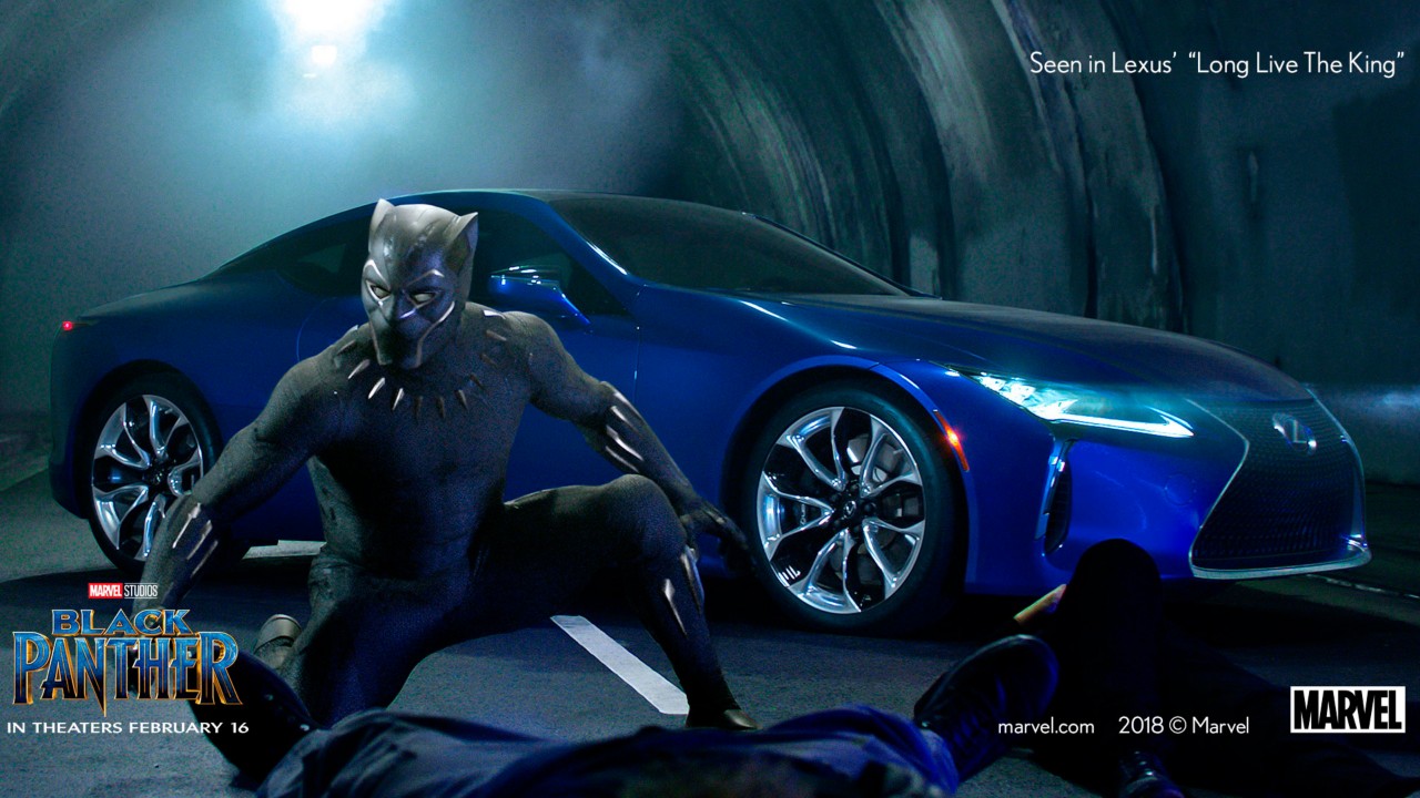 El Lexus LC 500 y Marvel unidos por Black Panther