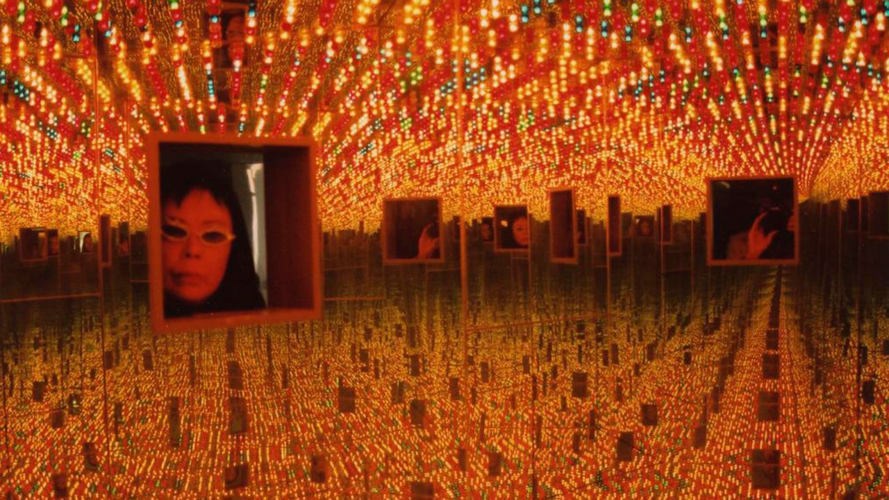 La artista Yayoi Kusama en NYC