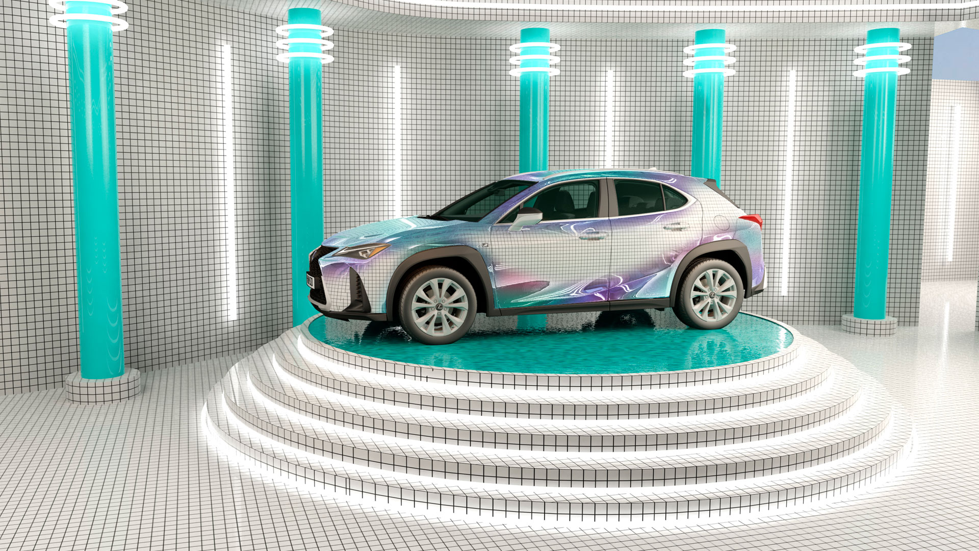 Lexus UX Art Car Masquespacio