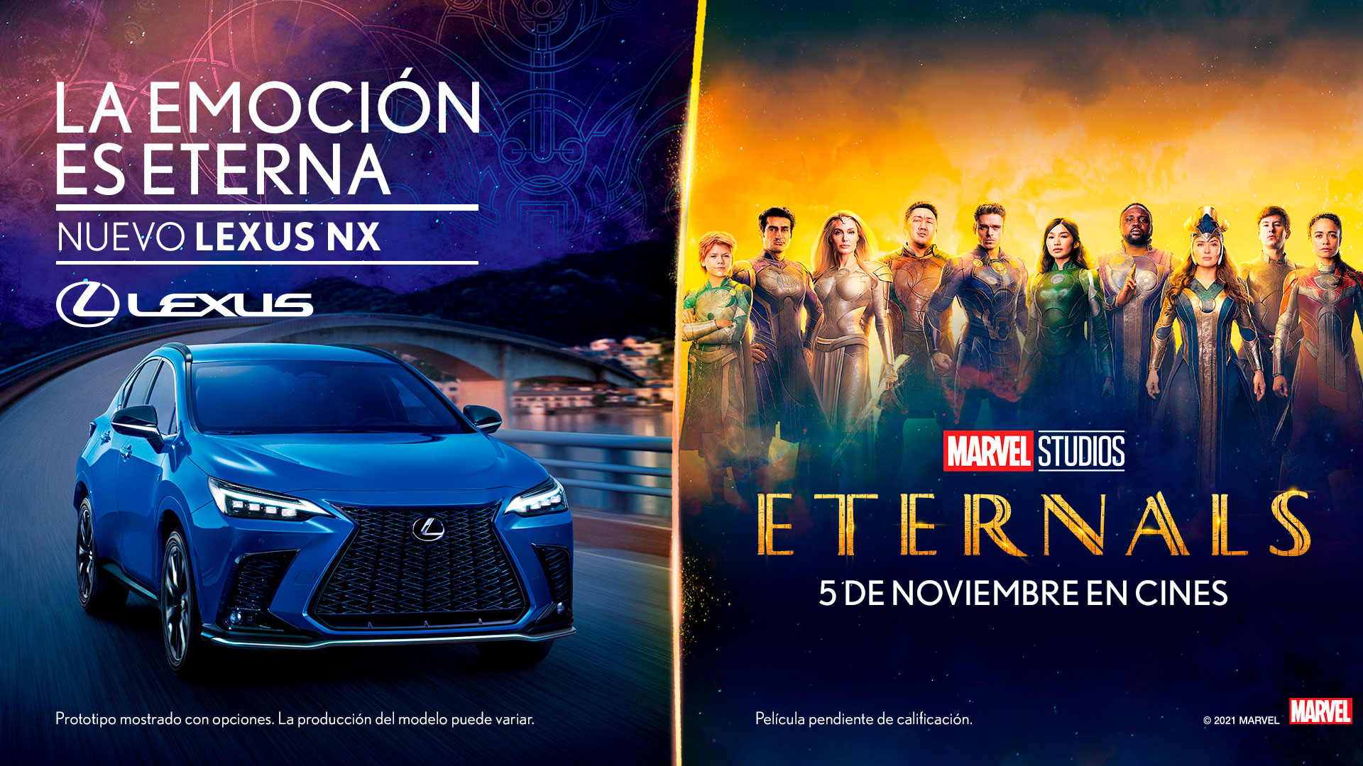 Lexus y Marvel Studios juntos en la nueva película de “Eternals”