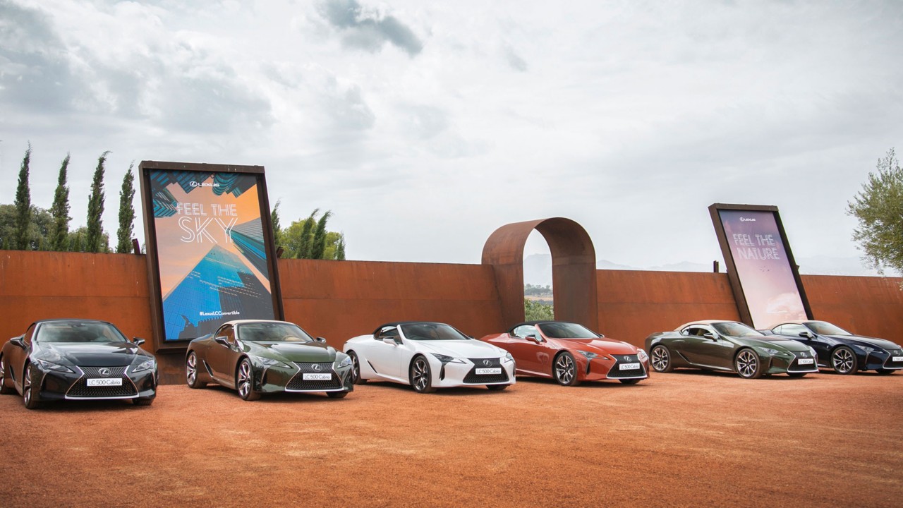 Lexus presenta en España el LC 500 Cabrio