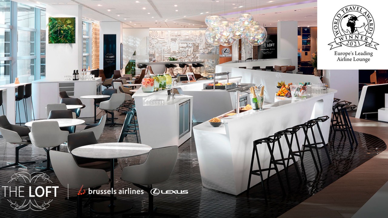 The Loft, de Brussels Airlines y Lexus, nombrada “Mejor sala vip de aeropuerto de Europa 2021” por tercer año consecutivo