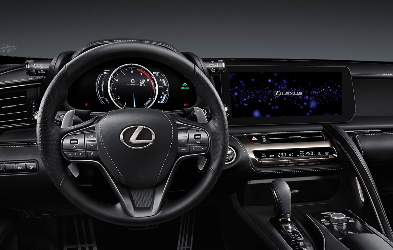 interior carplay lexus lc