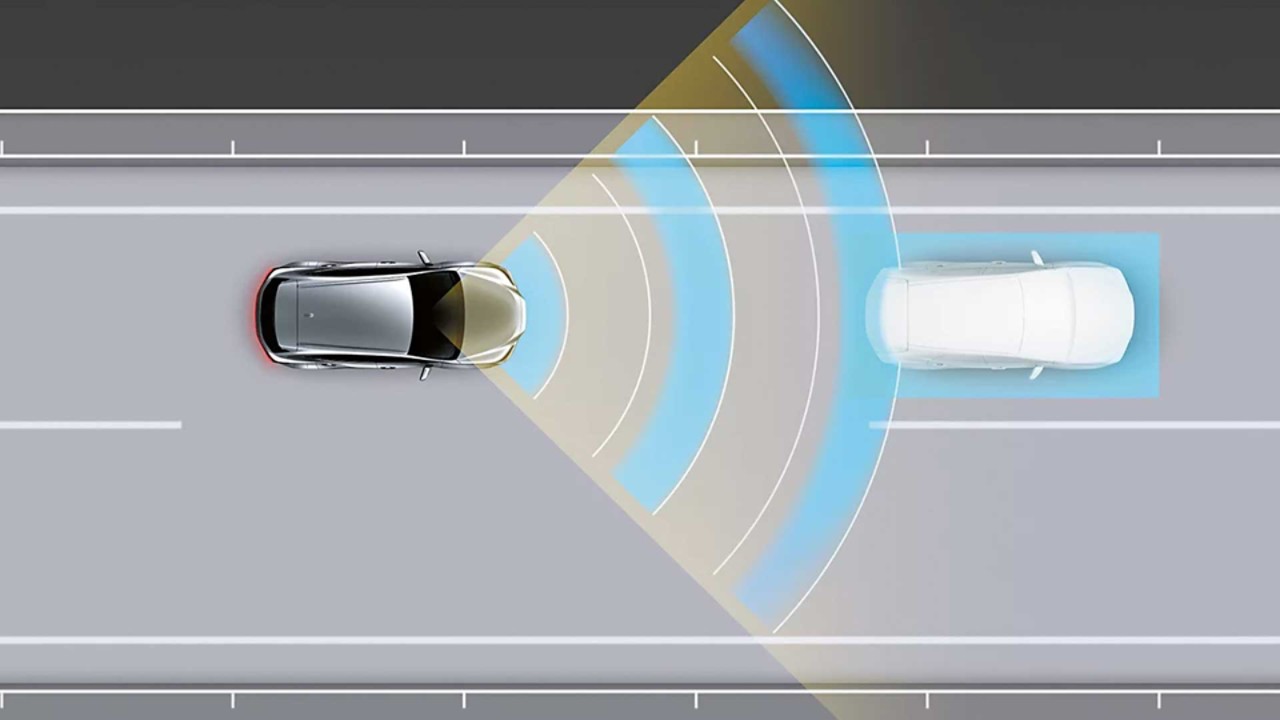 Lexus Pre-Collision System graphic 