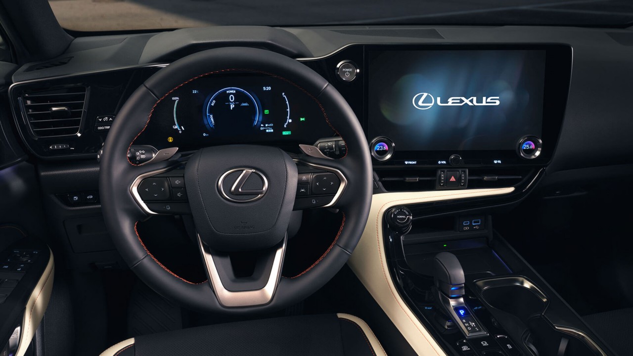 Lexus NX drivers cockpit 