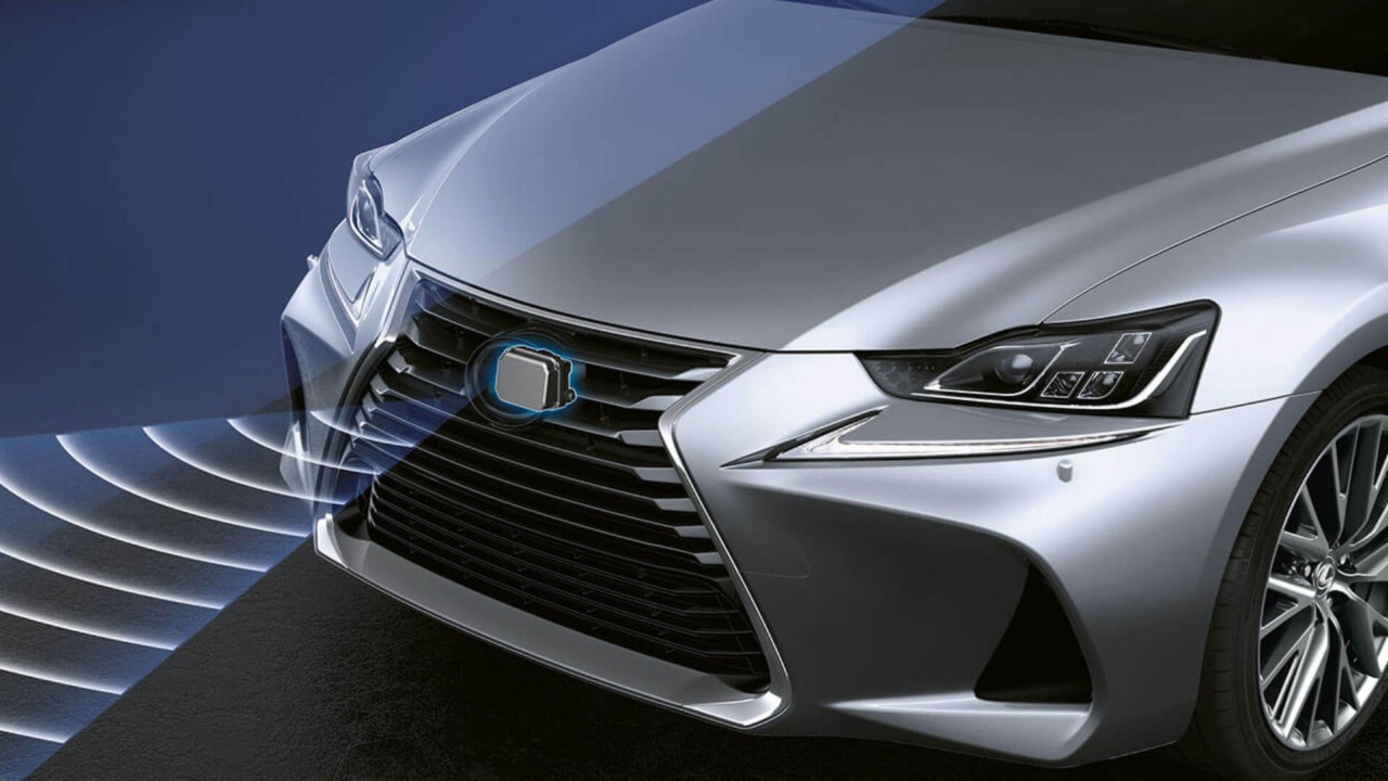 Lexus Pre-Collision System graphic 