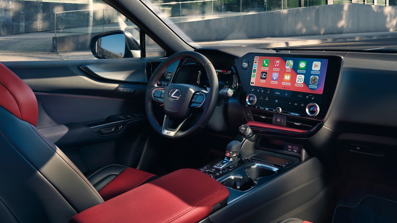 Lexus NX drivers cockpit